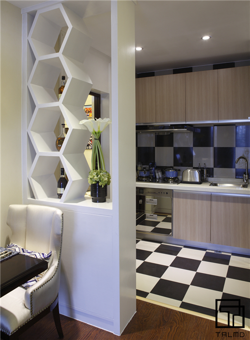 家具定制 家居空间 一居室 厨房图片来自TALMD图迈家居在【TALMD案例】现代简约·彰泰誉峰的分享