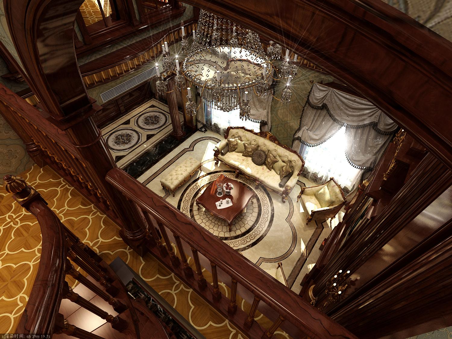 别墅 欧式 客厅图片来自Rebecca852在欧式古典豪宅-朗润园的分享