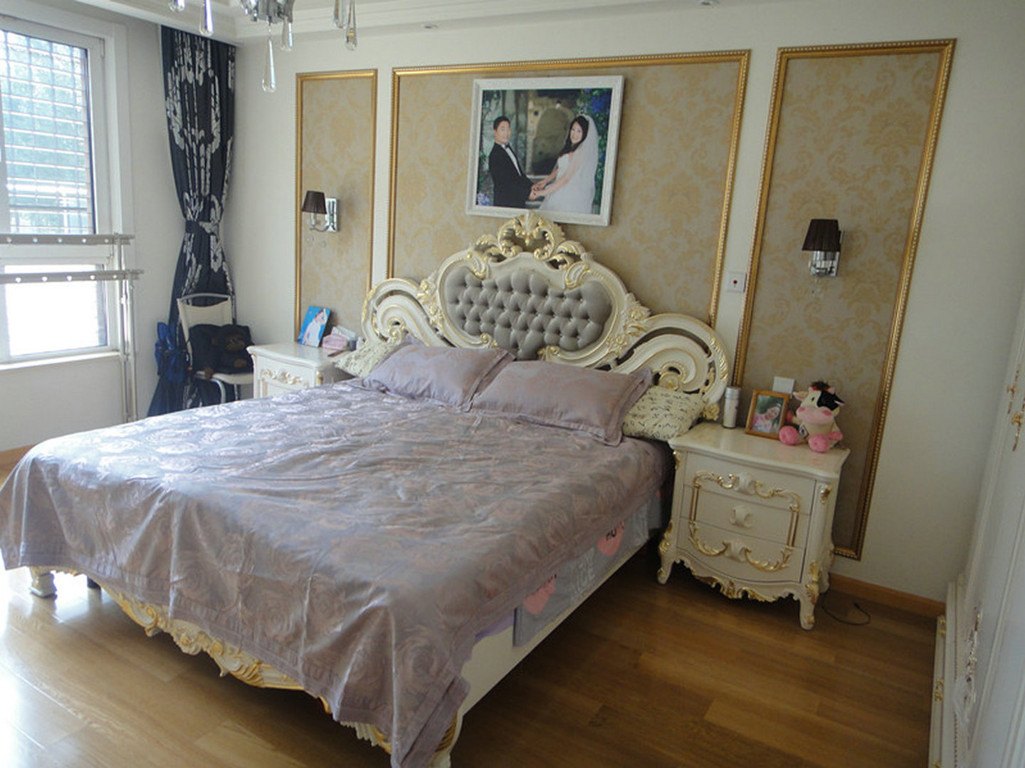 欧式 三居室 上海实创 别墅装修 装修公司 卧室图片来自孙进进在【上海实创装饰】3居欧式风格的分享