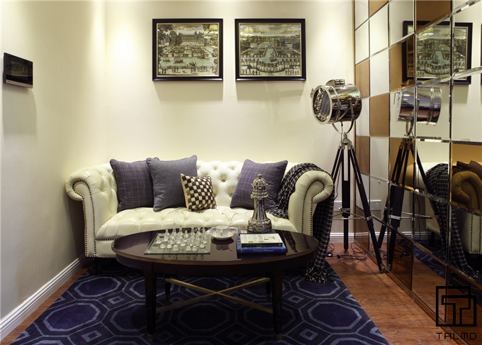 家具定制 家居空间 一居室 客厅图片来自TALMD图迈家居在【TALMD案例】现代简约·彰泰誉峰的分享