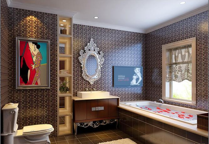 卫生间图片来自亚光亚装饰在新悦都 四居室 现代简约的分享
