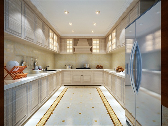 欧式 别墅 厨房图片来自天津科艺隆装饰在科艺隆-保利海棠湾-欧式风格的分享
