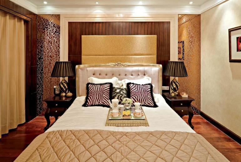 简约 三居 小资 卧室图片来自亚光亚装饰在润枫领尚清爽现代装的分享