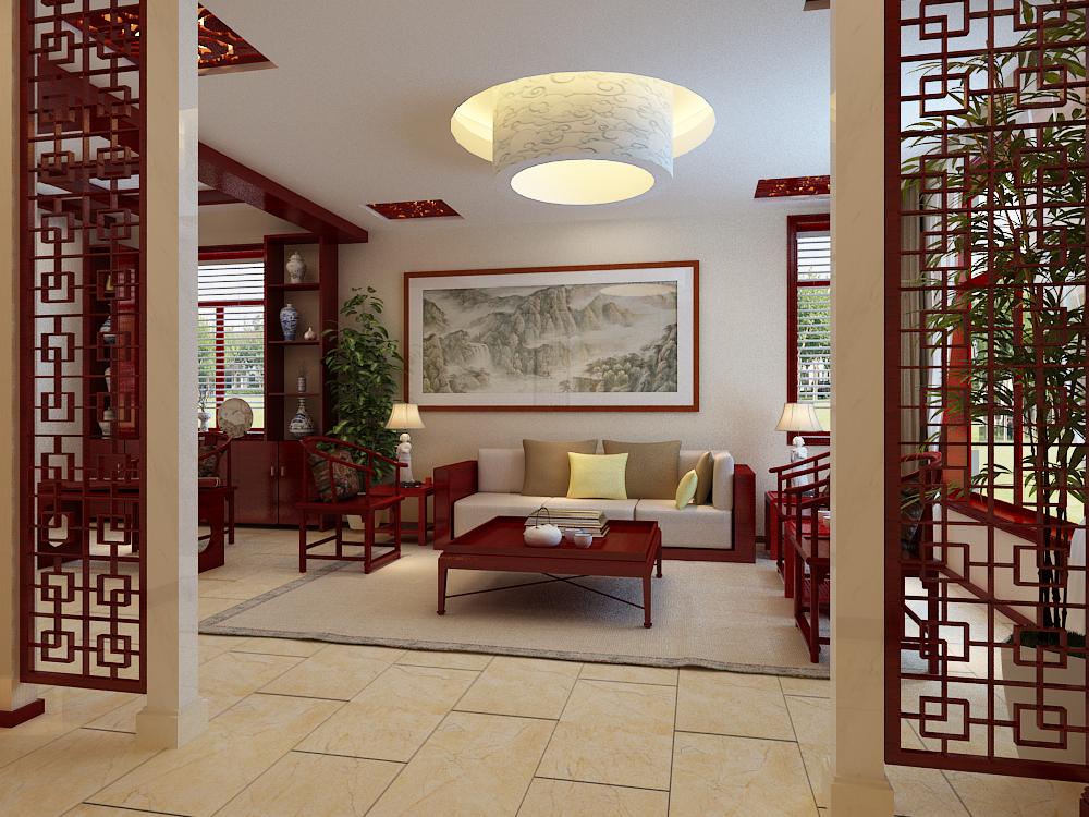 别墅 客厅图片来自Rebecca852在华润中央公园中式风格的分享