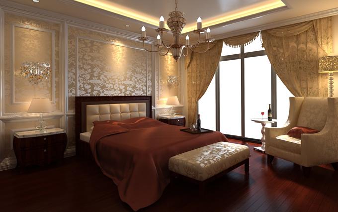 中式 卧室图片来自亚光亚装饰在金科廊桥水岸112三居的分享