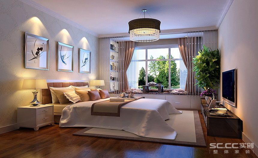 刘杨成 卧室图片来自交换空间刘杨成室内设计师在路劲城典雅简欧风的分享