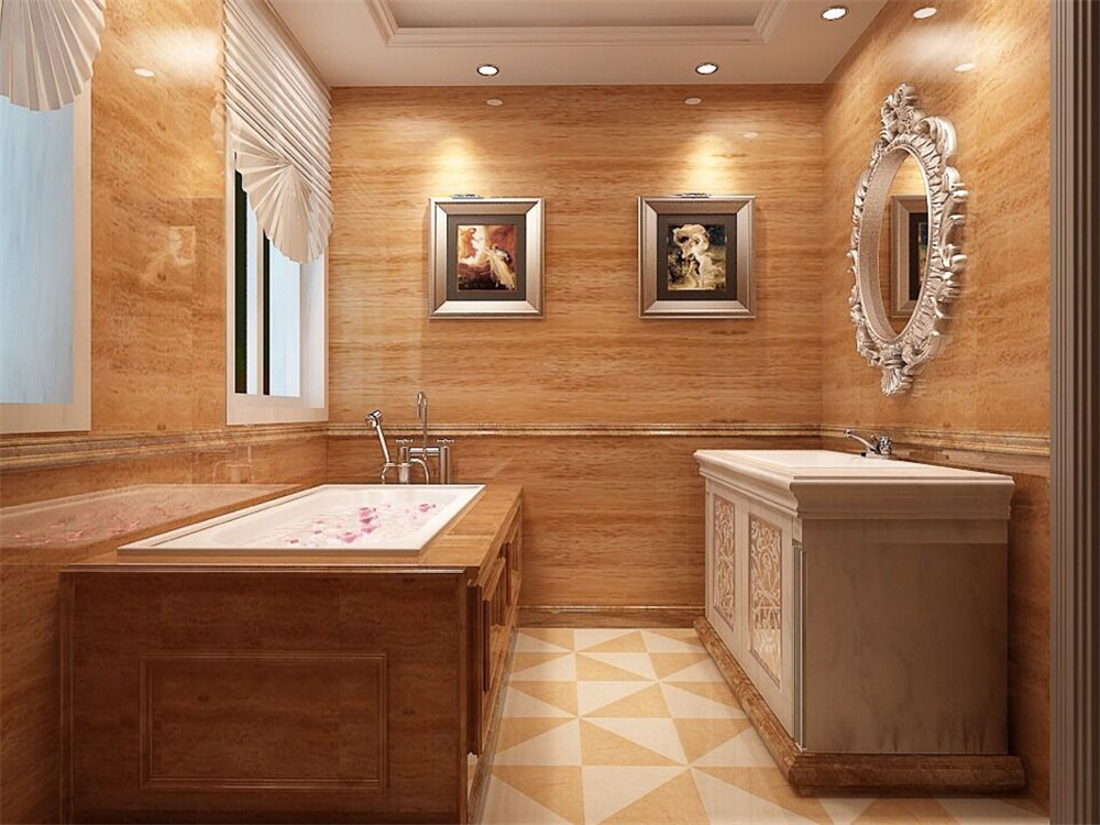 简约 欧式 三居 卫生间图片来自天津科艺隆装饰在碧桂园-简欧风格-三室两厅两卫的分享