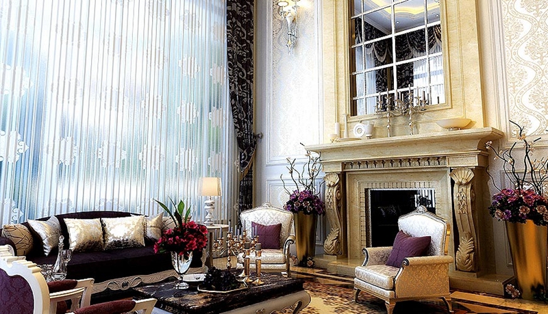 后奢华 别墅 客厅图片来自峰上大宅装饰长沙在青竹园——后奢华风格的分享