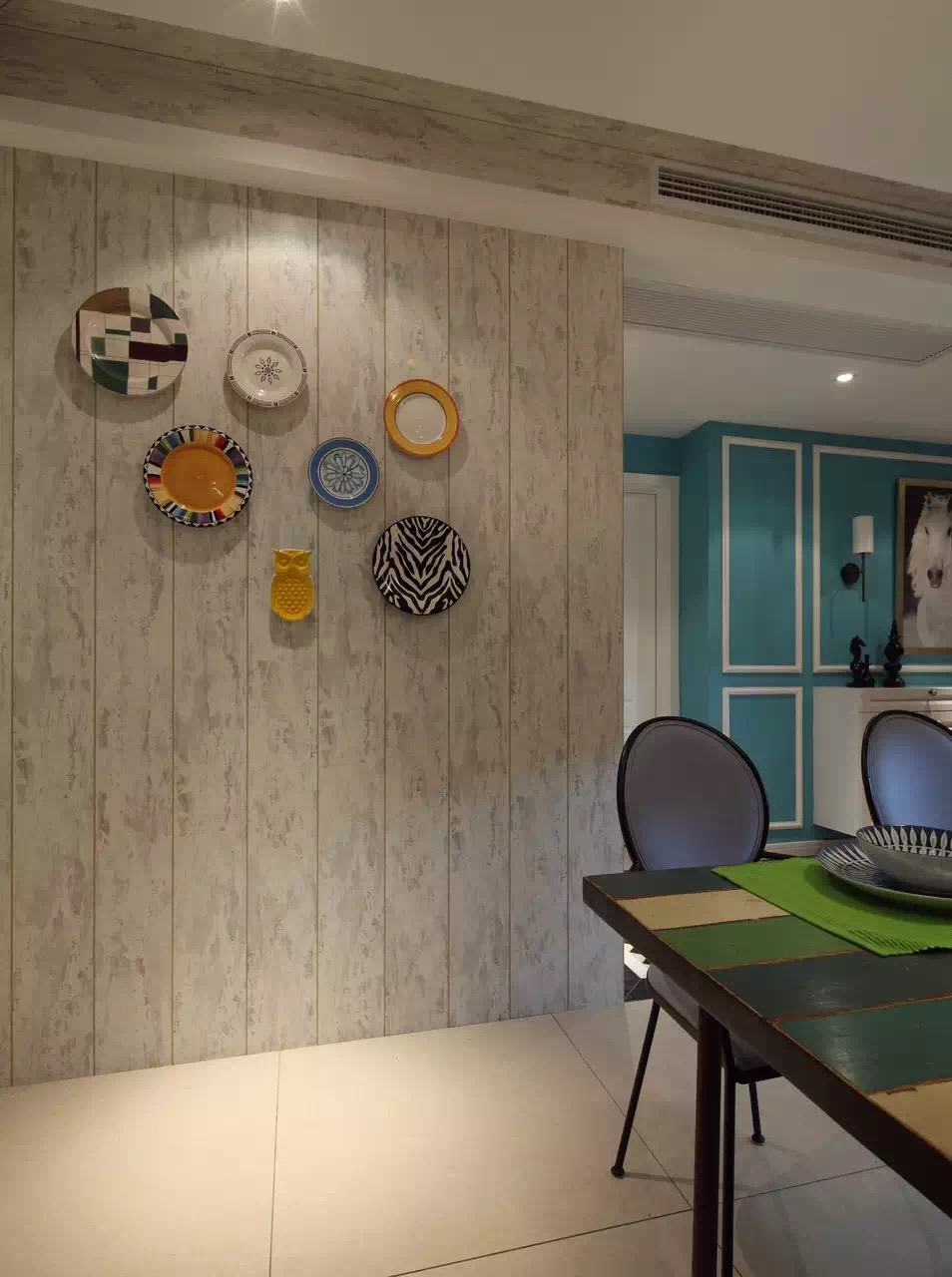 简约美式 三居 装修 样板间 餐厅图片来自实创装饰上海公司在简约美式 犹如初见 怦然心动的分享