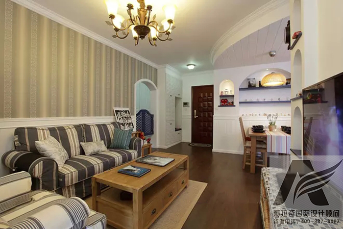二居 地中海 家庭装修 装修设计 80后 小资 客厅图片来自阿拉奇设计在充满异域风情的地中海家庭装修的分享