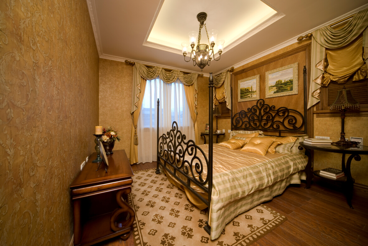 托斯卡纳 意大利 鹭峯国际 卧室图片来自紫禁尚品设计师李擎在鹭峯国托斯卡纳风格的分享