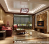 中海九号公馆客厅细节效果图---成都高度国际装饰设计