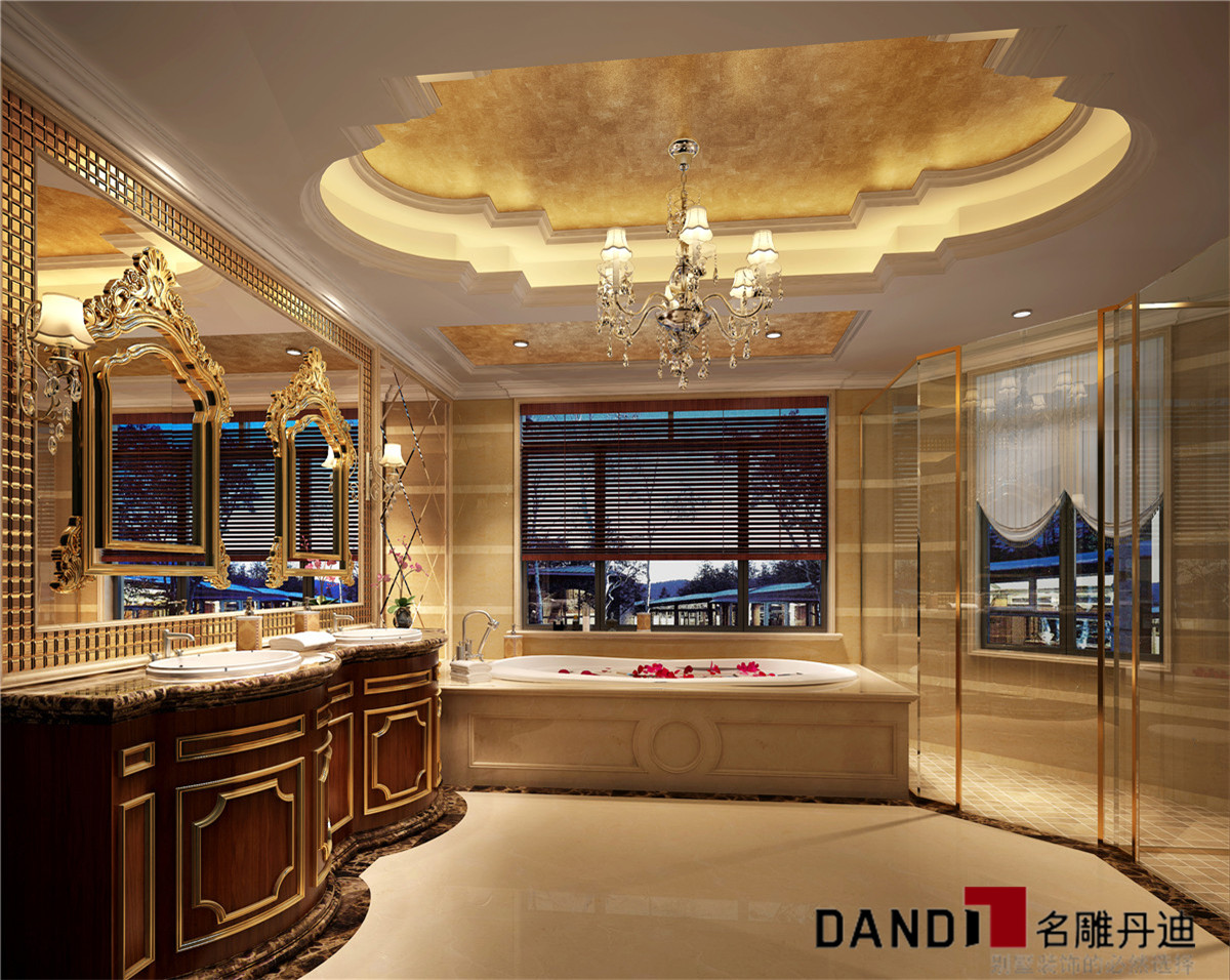 法式别墅 古典与奢华 华贵绚丽 意识、灵性 卫生间图片来自名雕丹迪在呼吸舒展的分享
