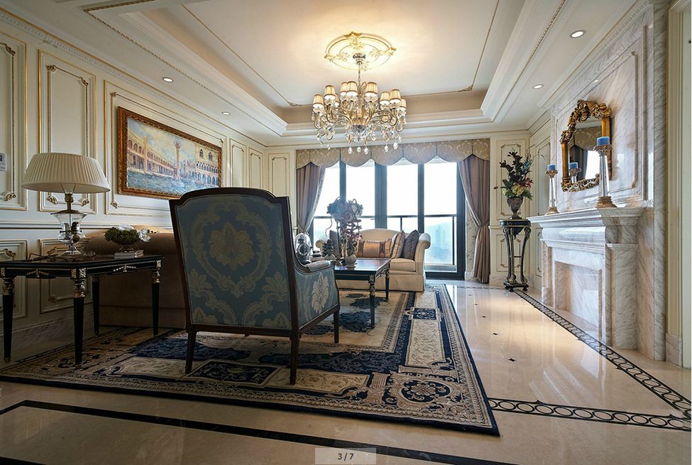 欧式 客厅图片来自实创装饰上海公司在205平欧式豪华风格的分享