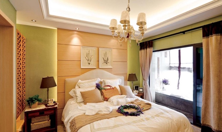 日升装饰 卧室图片来自装修设计芳芳在124简欧三居的分享