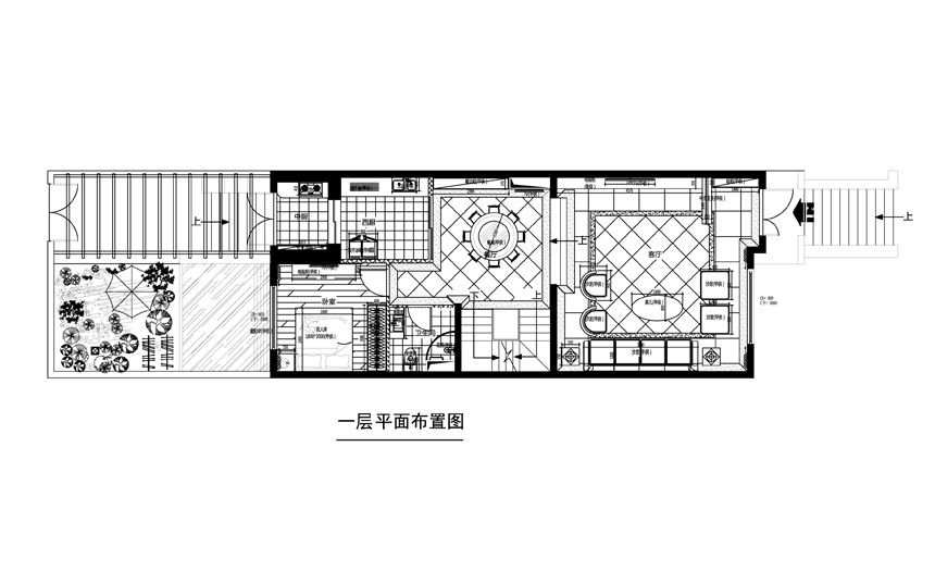 户型图图片来自交换空间刘杨成室内设计师在350平中央公馆的分享