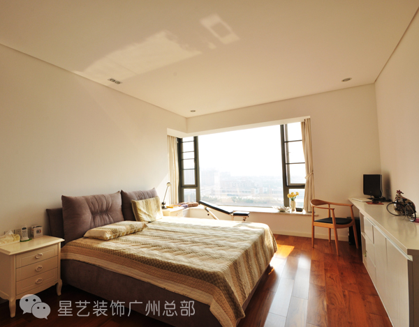 田园 复式 质朴 优雅 卧室图片来自星艺装饰集团广州总部在质朴优雅设计，清简自得风格的分享