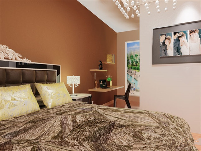 日升装饰 卧室图片来自装修设计芳芳在92平现代简约两居的分享
