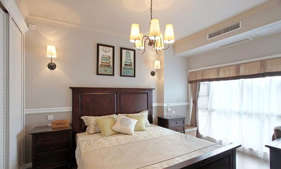 卧室图片来自西安日升装饰在罗马景福城128平米混搭的分享