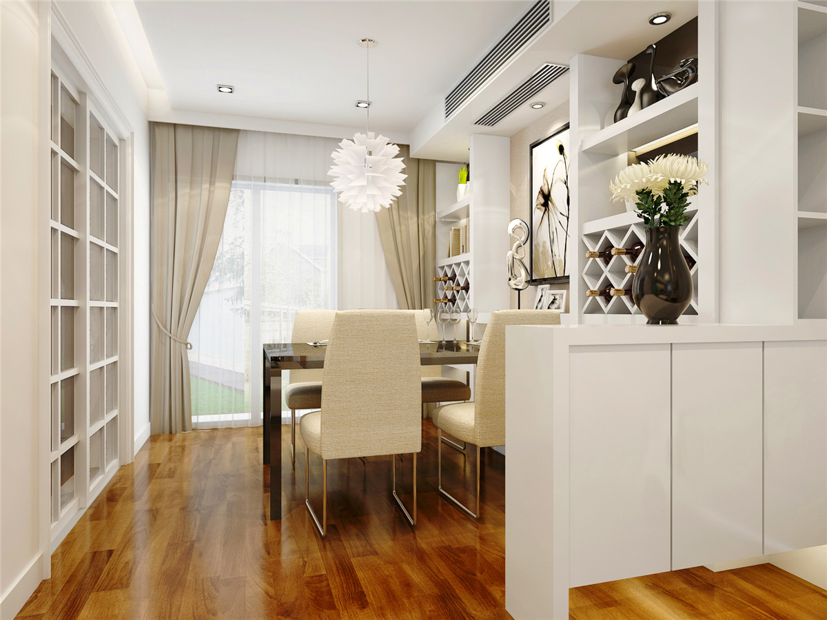 名仕家园 装修设计 现代风格 聚通装潢 餐厅图片来自jtong0002在正阳一期名仕家园三居室简欧设计的分享
