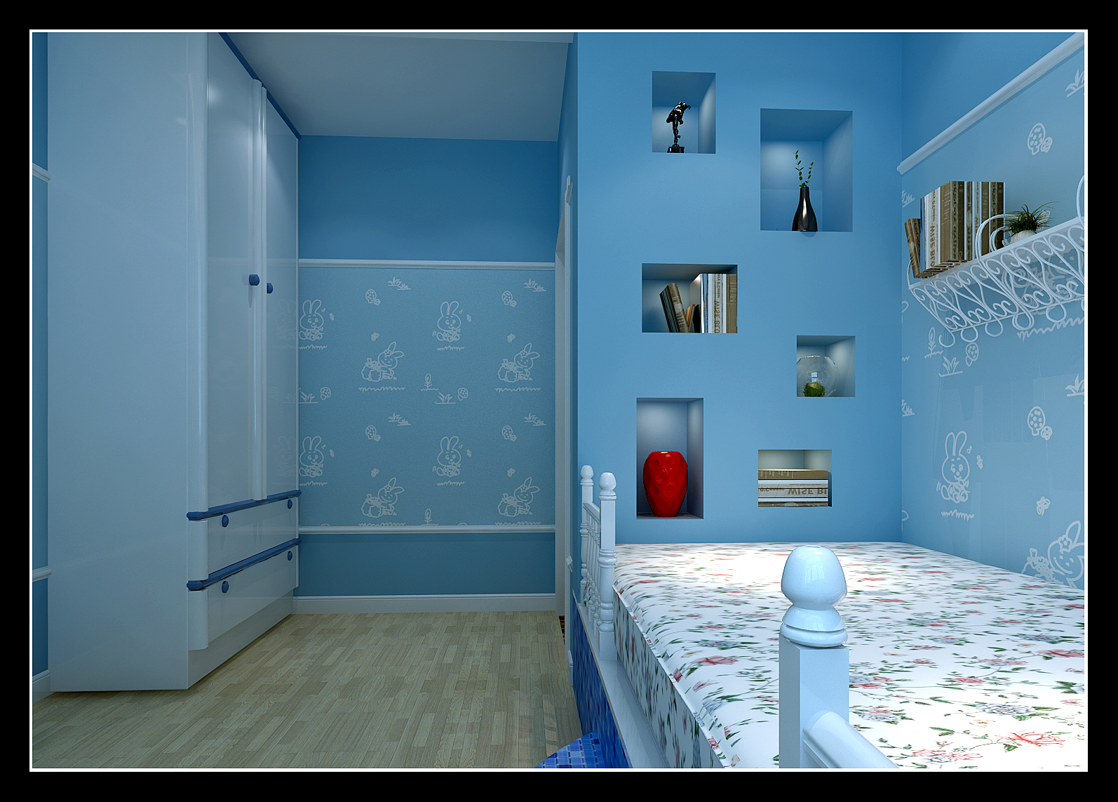 龙泊圣地 三居 欧式 卧室图片来自郑州实创装饰啊静在龙泊圣地129平欧式三居的分享