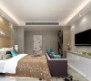 紫金庄园（179平）三居室户型新中式风格卧室效果图展示