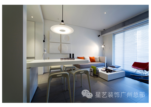 简约 二居 客厅图片来自星艺装饰集团广州总部在一个50平的小住宅的分享