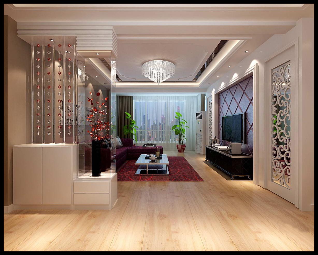 客厅图片来自北京二手房装修在现代混搭的分享