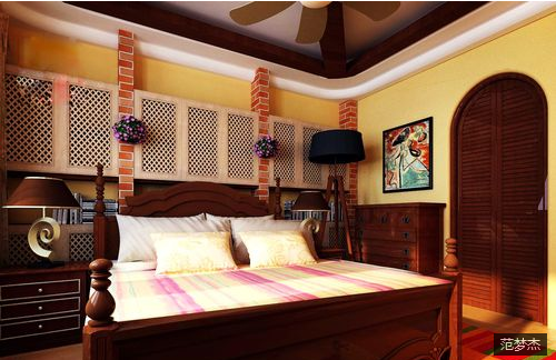 田园 卧室图片来自上海华埔装饰郑州西区运营中心在民安北郡139平田园风格的分享