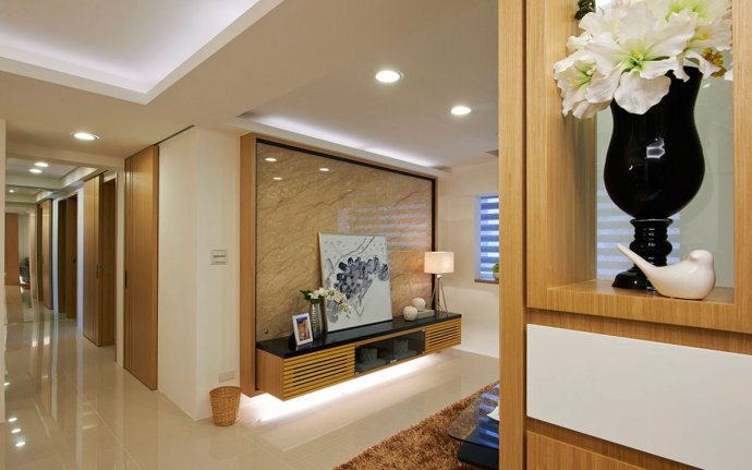 二居 现代简约 客厅图片来自实创装饰晶晶在东方龙苑96平2居现代简约的分享