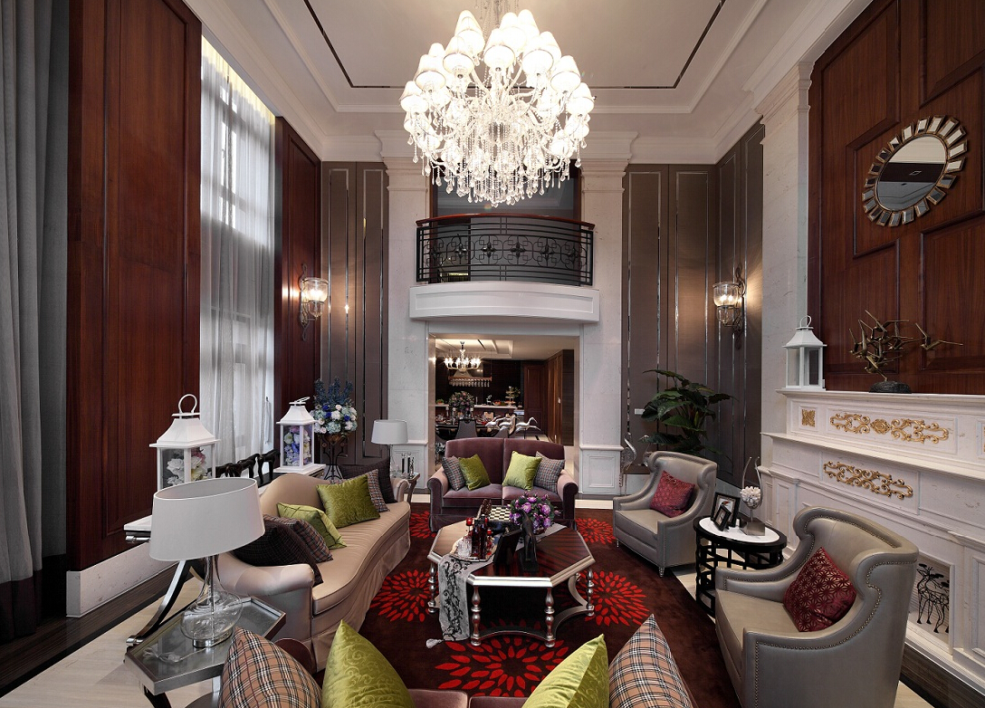 简约 欧式 客厅图片来自紫禁尚品设计师李擎在红廷别墅简欧风格的分享