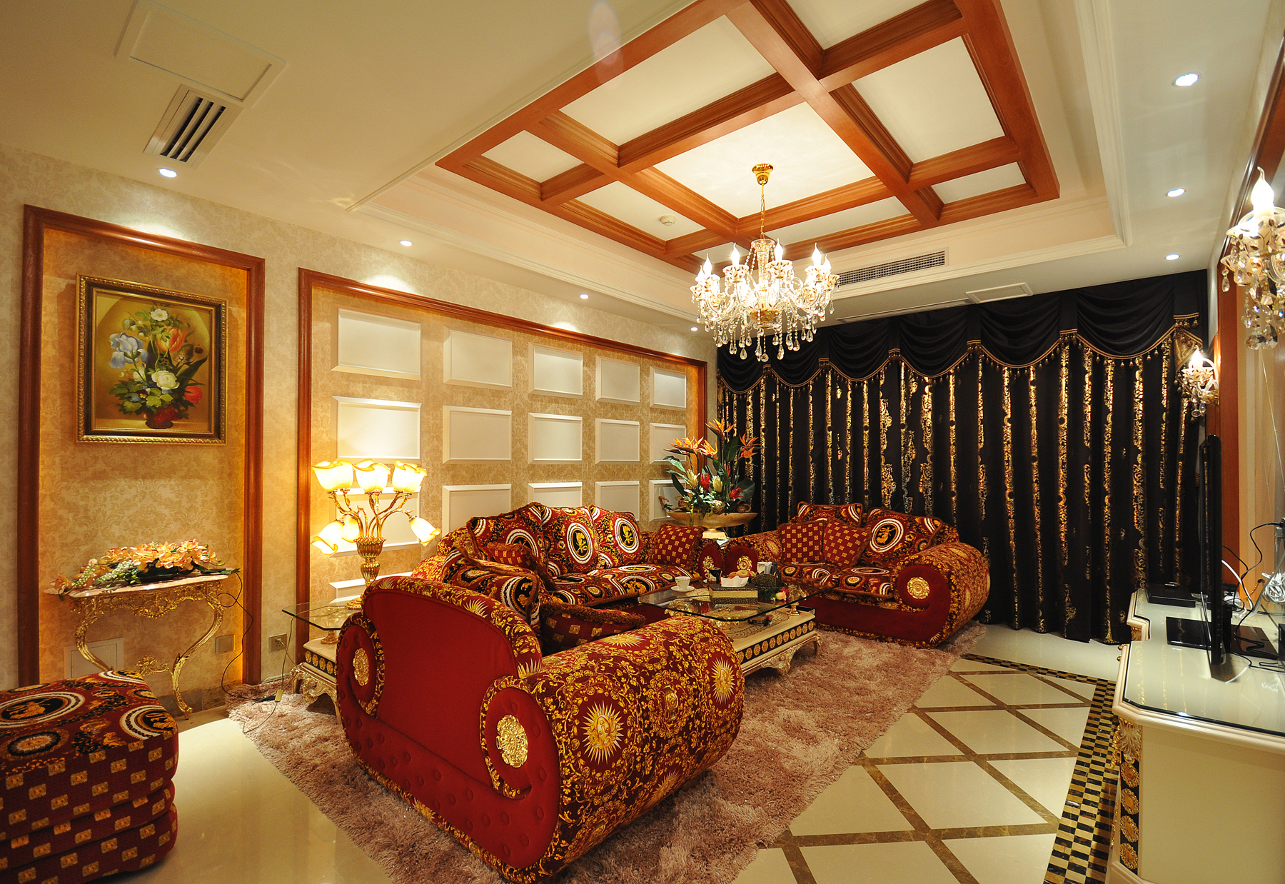 别墅 美式 客厅图片来自赵修杰在阿凯笛亚庄园.美式风格的分享