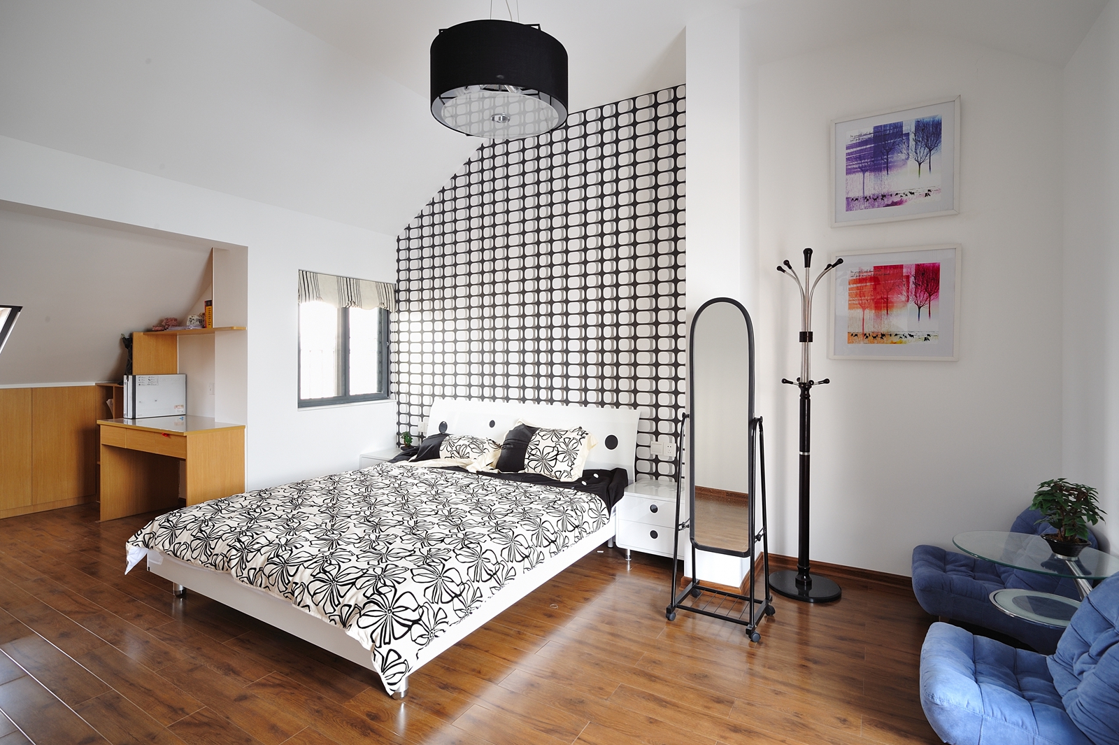 复室 混搭 现代 美式 卧室图片来自朗润装饰工程有限公司在现代 美式混搭风的分享