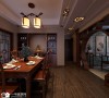 大华南湖公园世家153平中式风格餐厅效果图