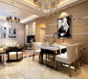 郑州九龙城85平两室两厅现代简约风格装修样板间-餐厅效果图