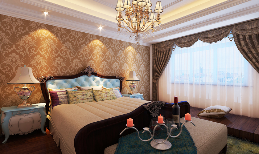 法式浪漫别 卧室图片来自青岛威廉装饰在法式浪漫别墅的分享