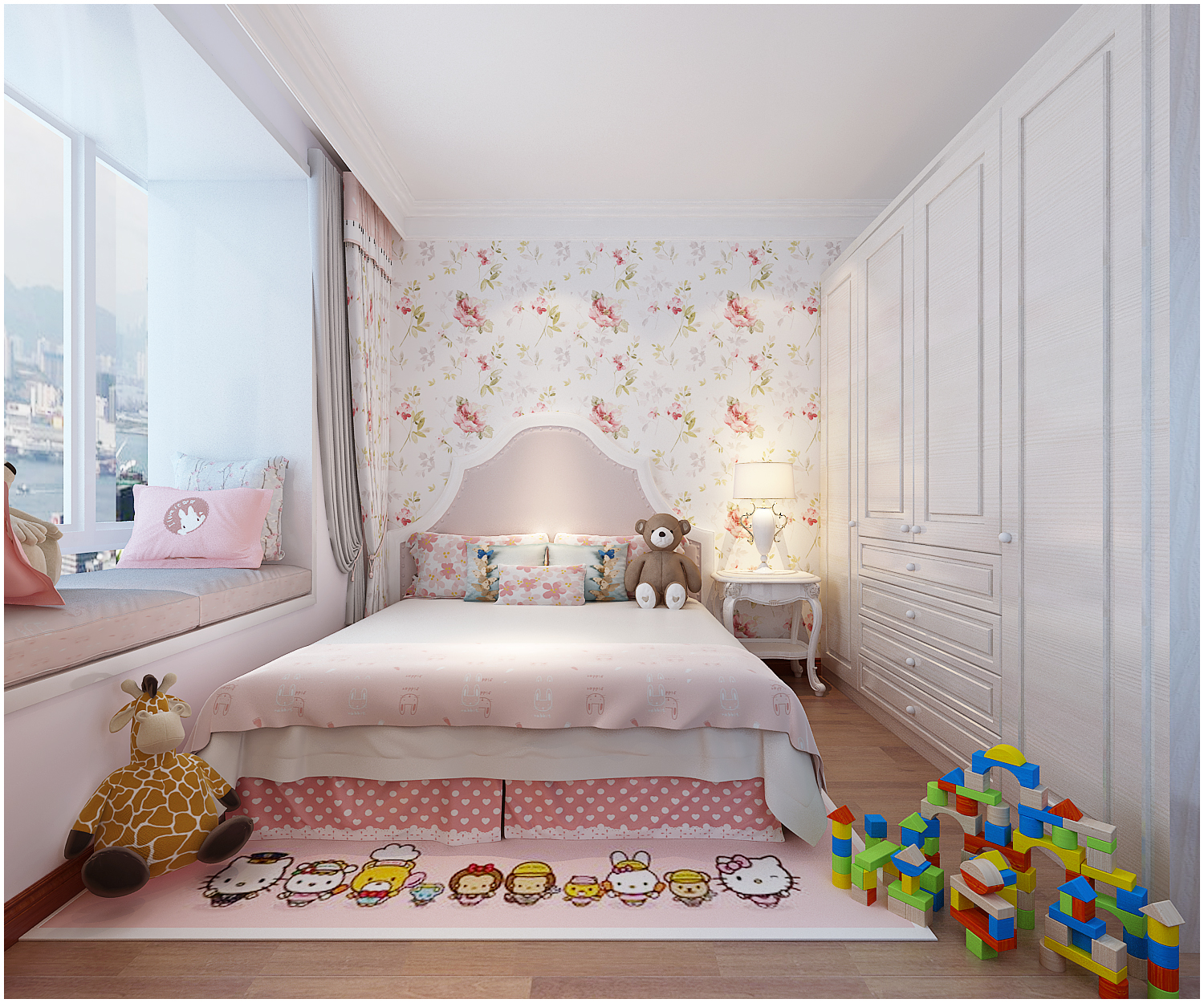 三居 美式 收纳 小资 儿童房图片来自快乐彩在尚乐城美式装修风格设计的分享