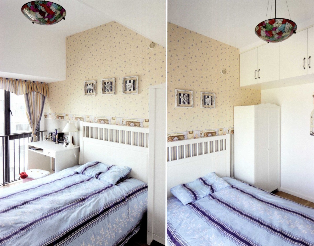 三居 白领 旧房改造 80后 小资 卧室图片来自今朝老房专家在地中海风情的分享