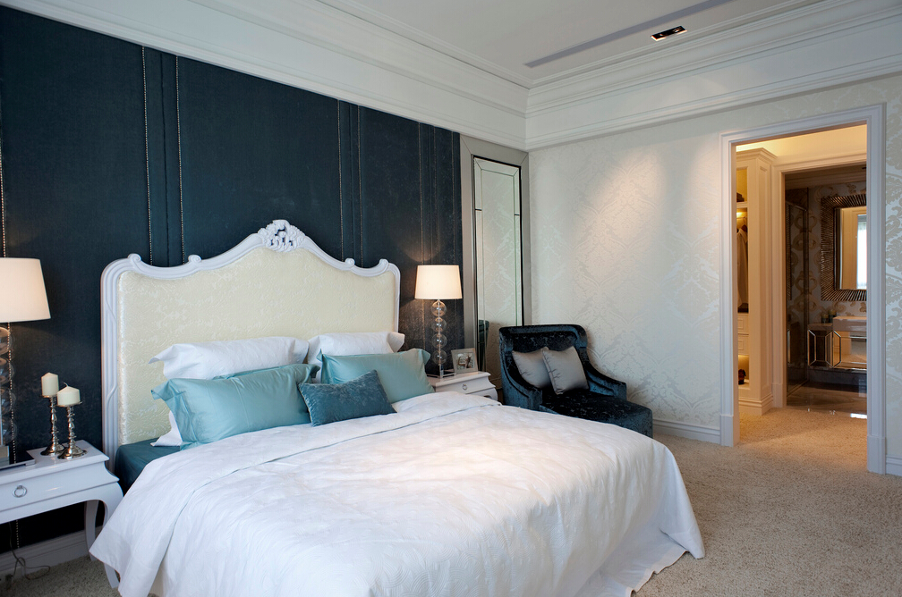 卧室图片来自紫禁尚品设计师李擎在K2玉兰湾的分享