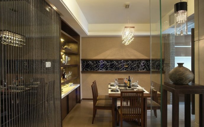 黄金海岸 中式 三居 家装 餐厅图片来自郑州实创装饰啊静在德润黄金海岸中式三居的分享
