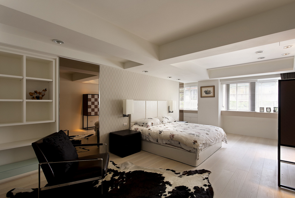 简约 二居 卧室图片来自百合居装饰工程有限公司在x现代简约的分享