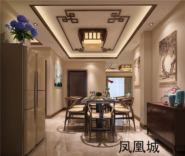 餐厅图片来自湖南名匠装饰在凤凰城中式风格的分享