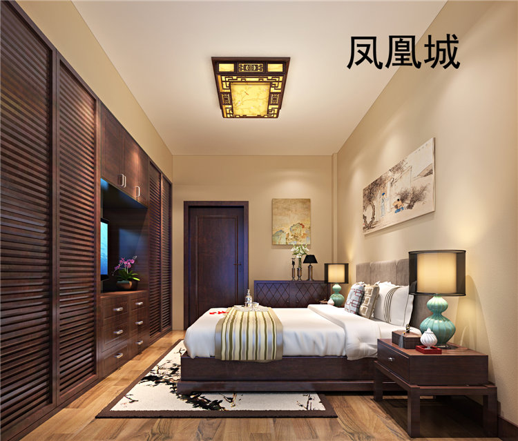 卧室图片来自湖南名匠装饰在凤凰城中式风格的分享