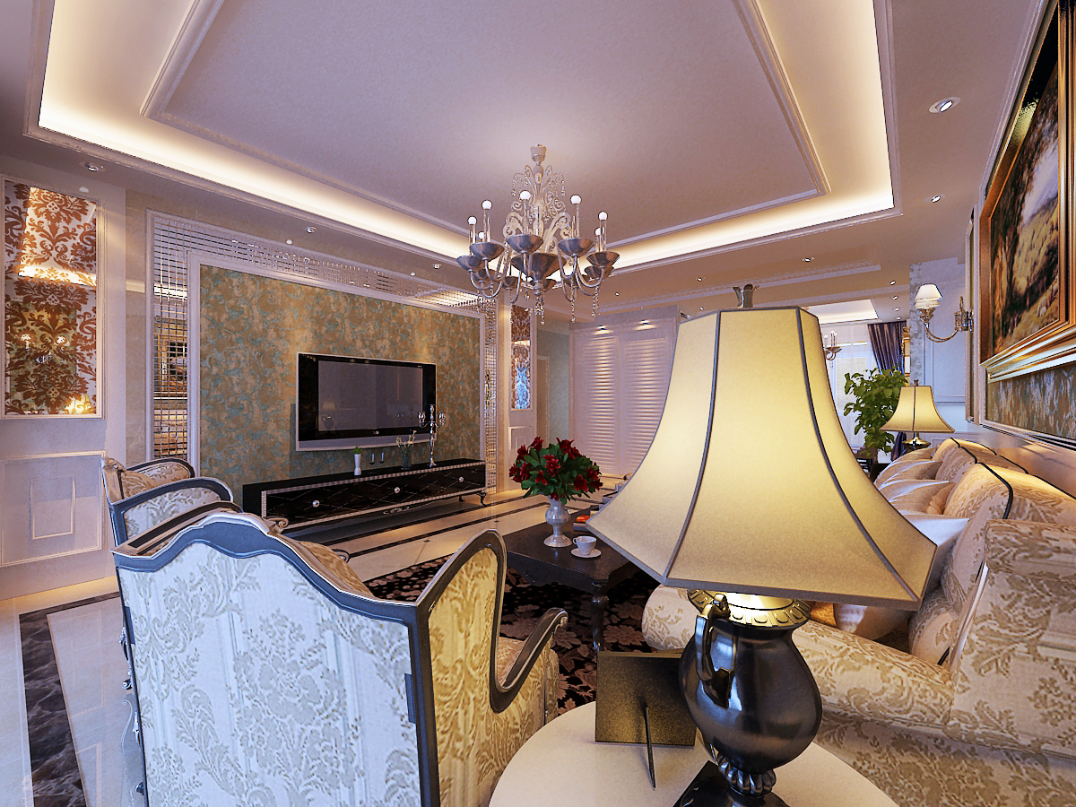 欧式 三居 客厅图片来自太原金尚装饰王卓娅在云水世纪明珠的分享