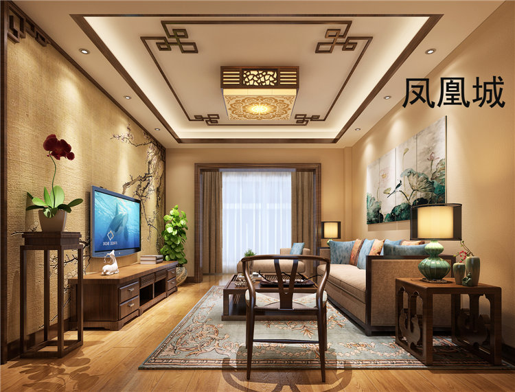 客厅图片来自湖南名匠装饰在凤凰城中式风格的分享