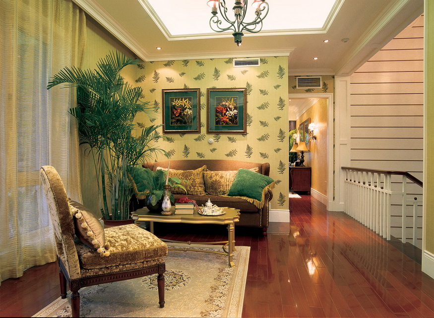 欧式 混搭 别墅 三居 客厅图片来自紫禁尚品国际装饰公司在中海尚湖世家欧式设计的分享