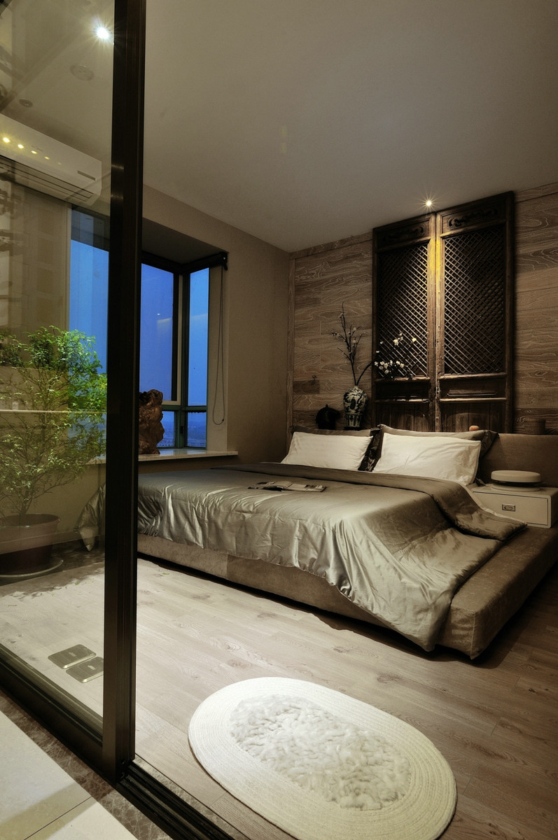 中式 北京装修 旧房改造 80后 小资 卧室图片来自二手房装修在诗情画意东方美的分享