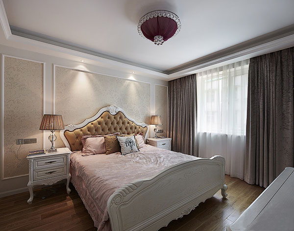 日升装饰 卧室图片来自装修设计芳芳在高雅和谐135平低调奢华古典元素的分享
