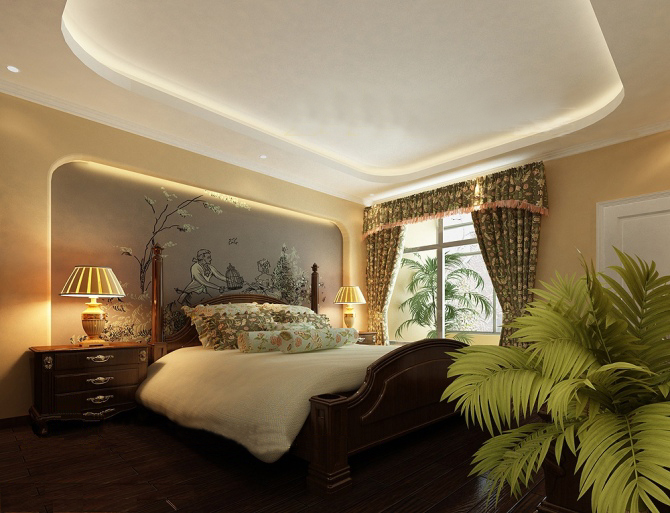 地中海 兰湖美域 三居 卧室图片来自实创装饰上海公司在兰湖美域地中海风格装修设计的分享