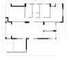 御泉香山 6栋1单元02户型和2单元01户型图原始结构图 4房2厅2卫 150m²
